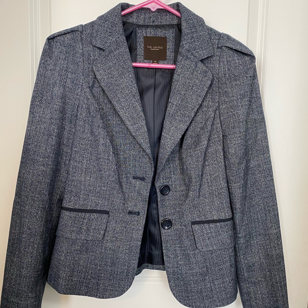 Navy blue blazer from The Limited